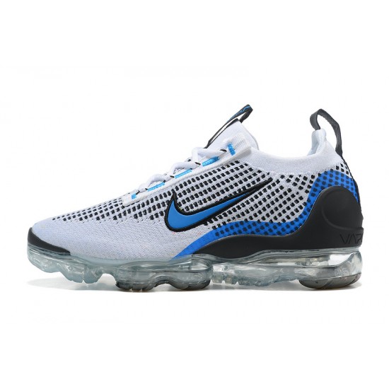 Dame/Herre Nike Air VaporMax 2021 Flyknit Hvit Grå Løper sko