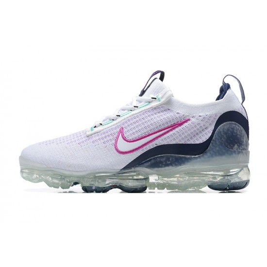 Dame/Herre Nike Air VaporMax 2021 Flyknit Hvit Pink DB1550-105 Løper sko