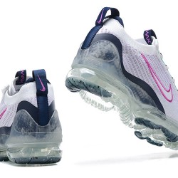 Dame/Herre Nike Air VaporMax 2021 Flyknit Hvit Pink DB1550-105 Løper sko