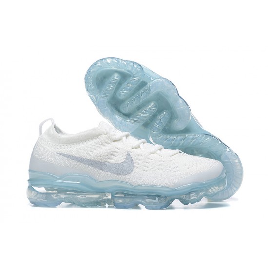 Dame/Herre Nike Air VaporMax 2023 Flyknit Pure Platinum Hvit Blå DV1678-002 Løper sko