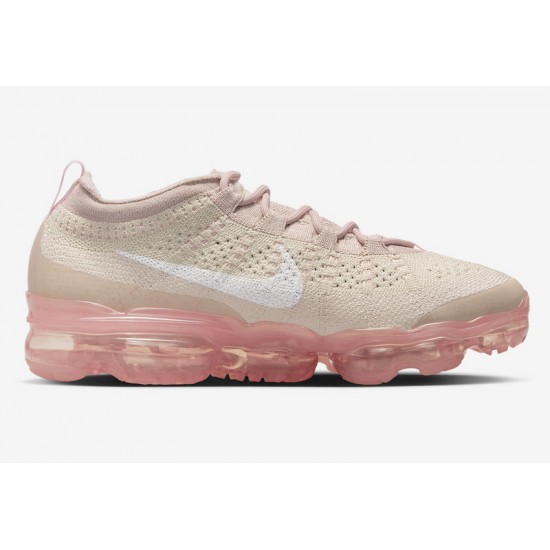 Dame Nike Air VaporMax 2023 Flyknit Oatmeal Pink DV6840-101 Løper sko