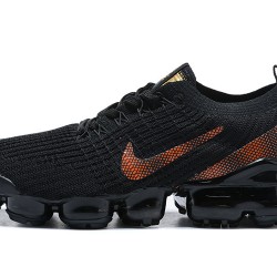 Dame/Herre Nike Air VaporMax Flyknit 3 Black Rød Løper sko CU1926-001