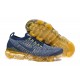 Dame/Herre Nike Air VaporMax Flyknit 3 Blå Gul  Løper sko AJ6900-444