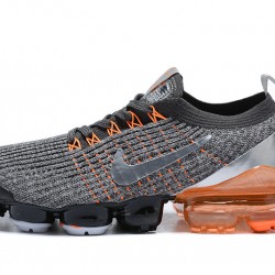 Dame/Herre Nike Air VaporMax Flyknit 3 Grå Orange Løper sko AJ6900-024