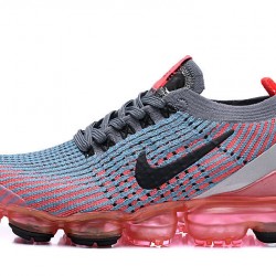 Dame/Herre Nike Air VaporMax Flyknit 3 Grå Rød Løper sko AJ6900-601