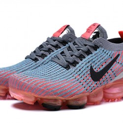 Dame/Herre Nike Air VaporMax Flyknit 3 Grå Rød Løper sko AJ6900-601