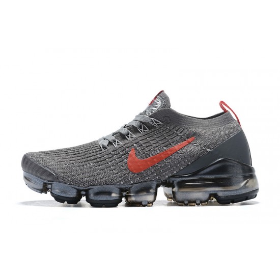 Dame/Herre Nike Air VaporMax Flyknit 3 Grå Rød Løper sko CT1270-001