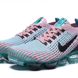 Dame/Herre Nike Air VaporMax Flyknit 3 Pink Black Løper sko AJ6900-401