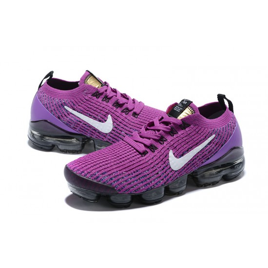 Dame/Herre Nike Air VaporMax Flyknit 3 Purple Black Løper sko AJ6900-502