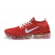 Dame/Herre Nike Air VaporMax Flyknit 3 Rød Hvit Løper sko CU4756-600