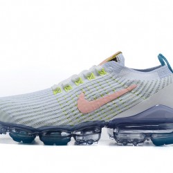 Dame/Herre Nike Air VaporMax Flyknit 3 Hvit Blå Løper sko AJ6900-003