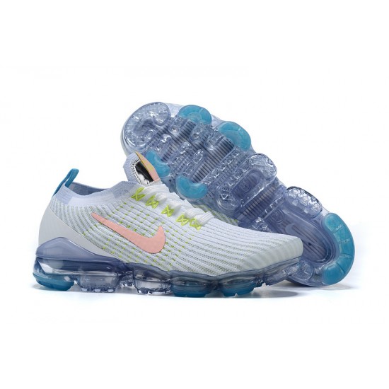 Dame/Herre Nike Air VaporMax Flyknit 3 Hvit Blå Løper sko AJ6900-003