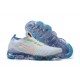 Dame/Herre Nike Air VaporMax Flyknit 3 Hvit Blå Løper sko AJ6900-003