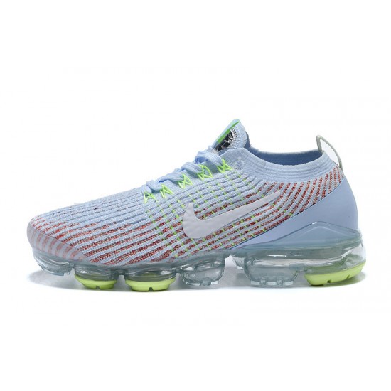 Dame/Herre Nike Air VaporMax Flyknit 3 Hvit Blå Løper sko AJ6910-200