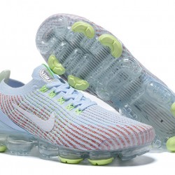 Dame/Herre Nike Air VaporMax Flyknit 3 Hvit Blå Løper sko AJ6910-200