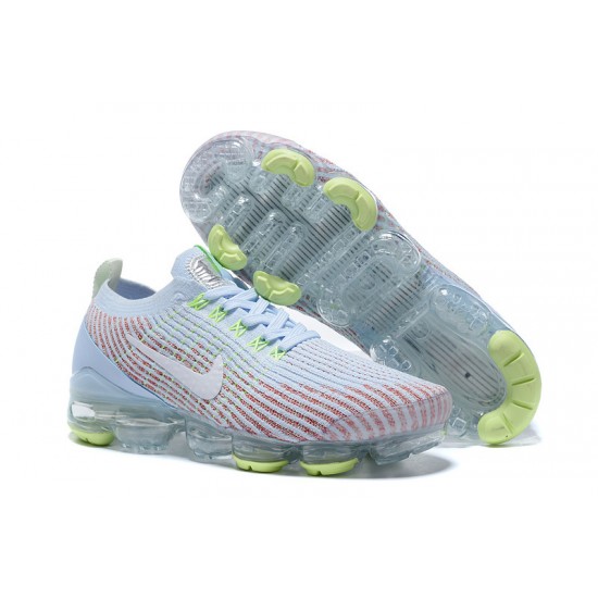 Dame/Herre Nike Air VaporMax Flyknit 3 Hvit Blå Løper sko AJ6910-200