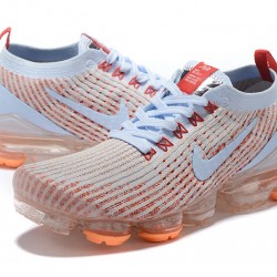 Dame/Herre Nike Air VaporMax Flyknit 3 Hvit Orange Løper sko AJ6910-400