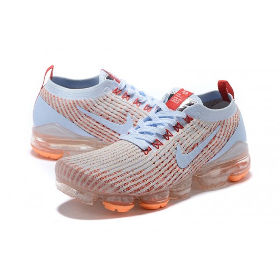 Dame/Herre Nike Air VaporMax Flyknit 3 Hvit Orange Løper sko AJ6910-400