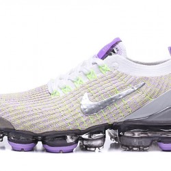 Dame/Herre Nike Air VaporMax Flyknit 3 Hvit Purple Løper sko AJ6900-102