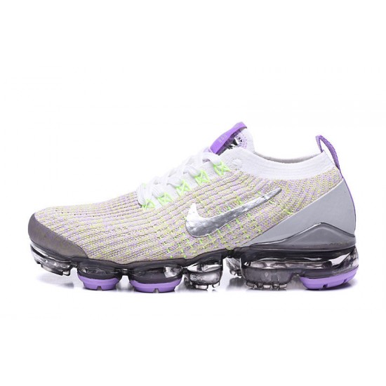 Dame/Herre Nike Air VaporMax Flyknit 3 Hvit Purple Løper sko AJ6900-102