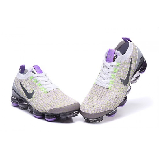 Dame/Herre Nike Air VaporMax Flyknit 3 Hvit Purple Løper sko AJ6900-102