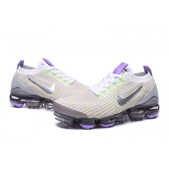 Dame/Herre Nike Air VaporMax Flyknit 3 Hvit Purple Løper sko AJ6900-102