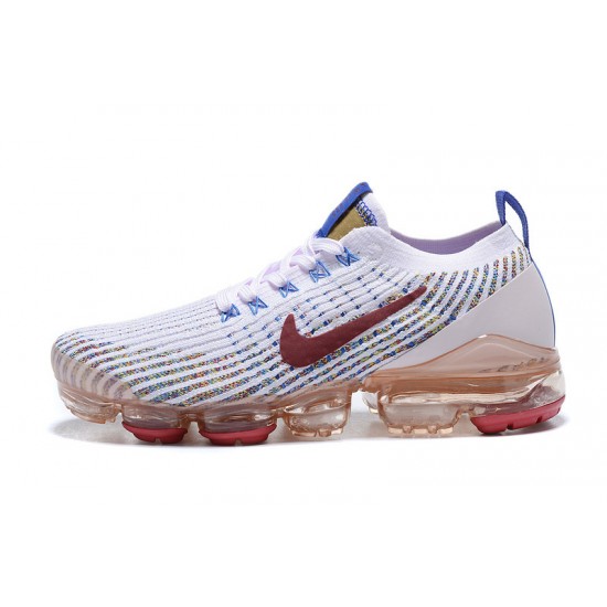 Dame/Herre Nike Air VaporMax Flyknit 3 Hvit Rød Løper sko AJ6910-501