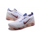 Dame/Herre Nike Air VaporMax Flyknit 3 Hvit Rød Løper sko AJ6910-501