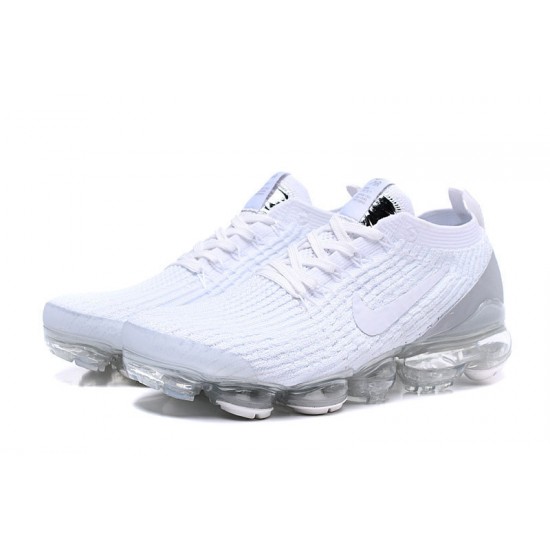 Dame/Herre Nike Air VaporMax Flyknit 3 Hvit Løper sko AJ6900-100