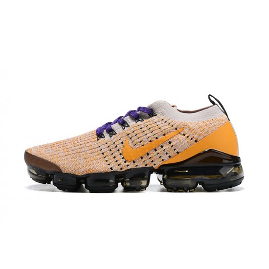 Dame/Herre Nike Air VaporMax Flyknit 3 Gul Purple Løper sko AJ6900-222