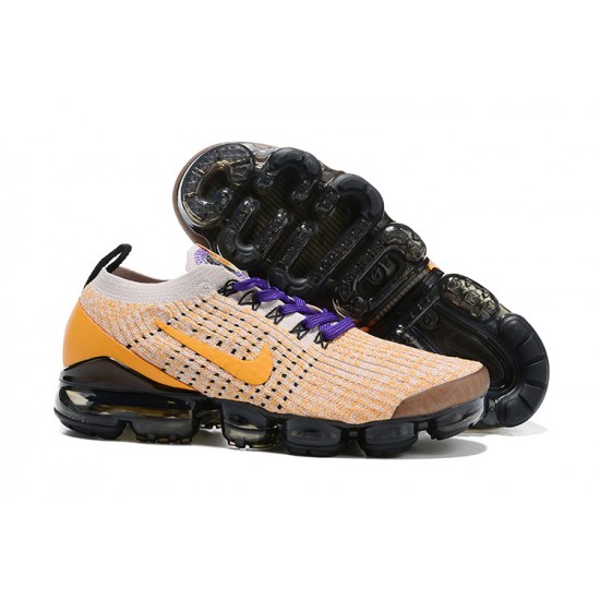 Dame/Herre Nike Air VaporMax Flyknit 3 Gul Purple Løper sko AJ6900-222