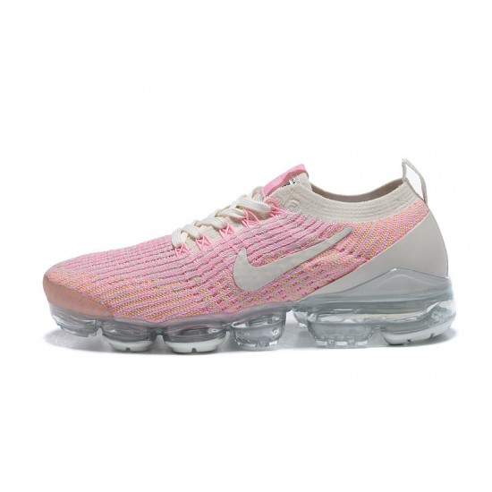 Dame Nike Air VaporMax Flyknit 3 Pink Hvit Løper sko AJ6910-008