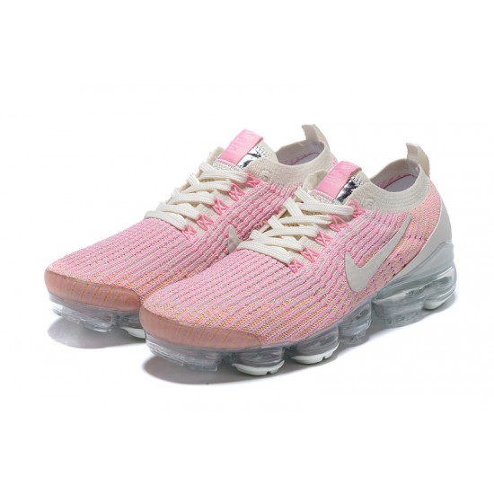 Dame Nike Air VaporMax Flyknit 3 Pink Hvit Løper sko AJ6910-008