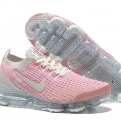 Dame Nike Air VaporMax Flyknit 3 Pink Hvit Løper sko AJ6910-008