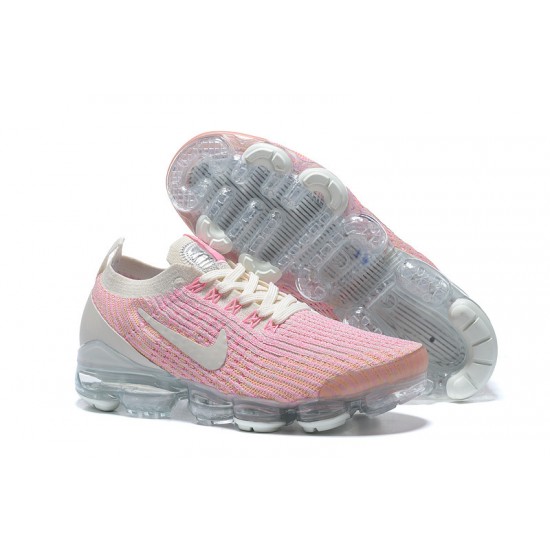 Dame Nike Air VaporMax Flyknit 3 Pink Hvit Løper sko AJ6910-008