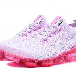 Dame Nike Air VaporMax Flyknit 3 Hvit Pink Løper sko AJ6910-005