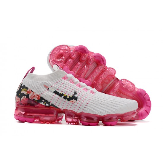 Dame Nike Air VaporMax Flyknit 3 Hvit Pink Løper sko AJ6910-601