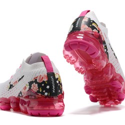 Dame Nike Air VaporMax Flyknit 3 Hvit Pink Løper sko AJ6910-601