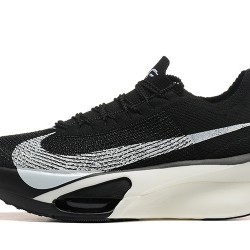 Dame/Herre Nike Air Zoom Alphafly NEXT 3 Black Hvit Løper sko 