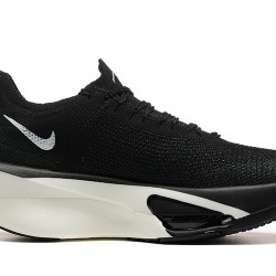 Dame/Herre Nike Air Zoom Alphafly NEXT 3 Black Hvit Løper sko 