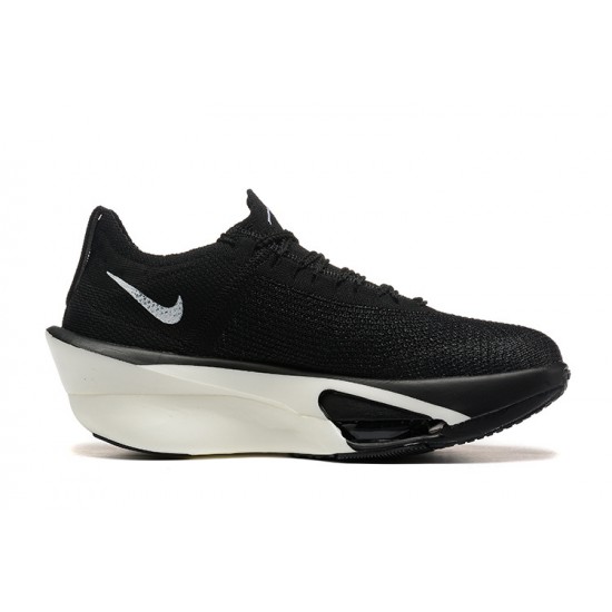 Dame/Herre Nike Air Zoom Alphafly NEXT 3 Black Hvit Løper sko 