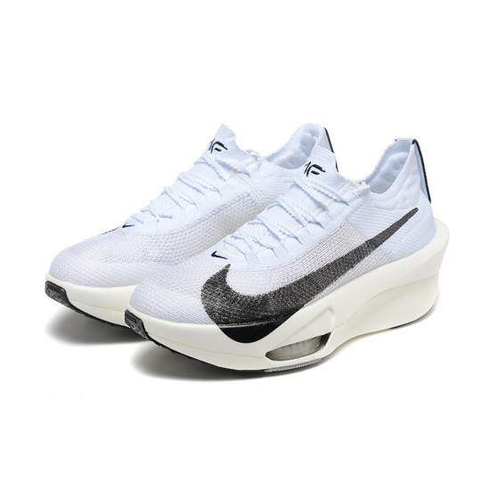 Dame/Herre Nike Air Zoom Alphafly NEXT 3 Black og Hvit Løper sko 