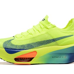 Dame/Herre Nike Air Zoom Alphafly NEXT 3 Neongreen Løper sko 