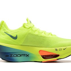 Dame/Herre Nike Air Zoom Alphafly NEXT 3 Neongreen Løper sko 