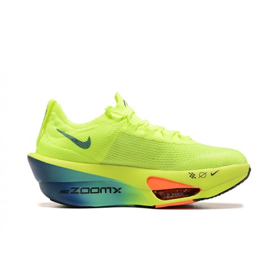 Dame/Herre Nike Air Zoom Alphafly NEXT 3 Neongreen Løper sko 