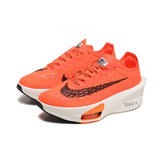 Dame/Herre Nike Air Zoom Alphafly NEXT 3 Orange Hvit Løper sko 