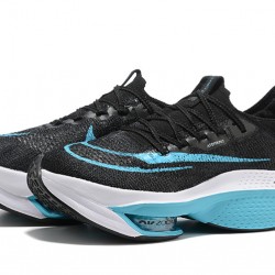 Dame/Herre Nike Air Zoom Alphafly Next 2 Black og Blå Løper sko 