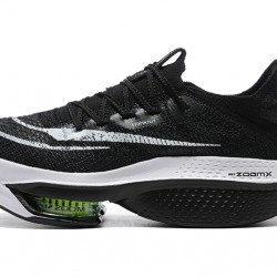 Dame/Herre Nike Air Zoom Alphafly Next 2 Black og Hvit Løper sko 