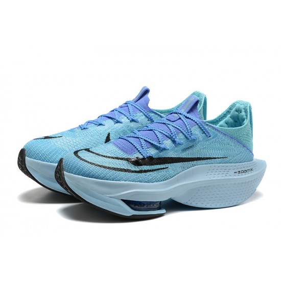 Dame/Herre Nike Air Zoom Alphafly Next 2 Blå Løper sko 