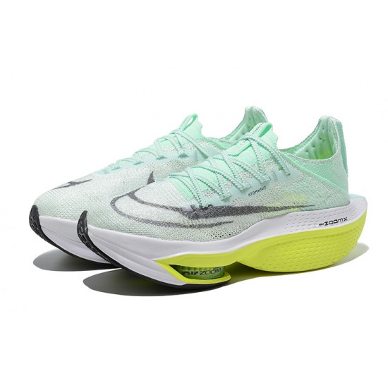 Dame/Herre Nike Air Zoom Alphafly Next 2 Grønt Løper sko 